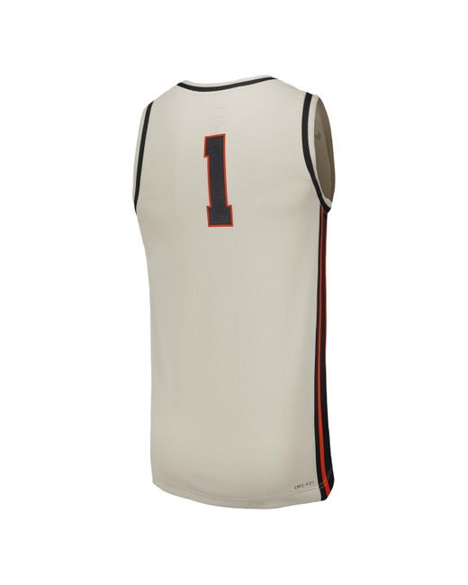 Nike Natural Oregon State College Basketball Replica Jersey for men