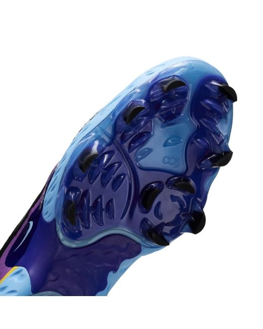 Nike Blue Alpha Huarache Elite 4 Low Mcs Baseball Cleats for men