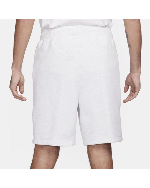 Nike White Sportswear Tech Fleece Shorts for men