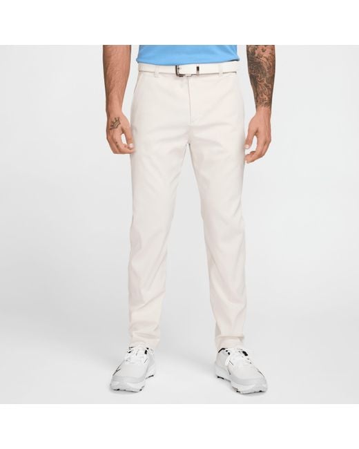 Nike Tour Repel Chino Golfbroek Met Aansluitende Pasvorm Voor in het Natural voor heren