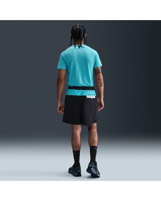 Nike Blue Tech Woven Shorts for men