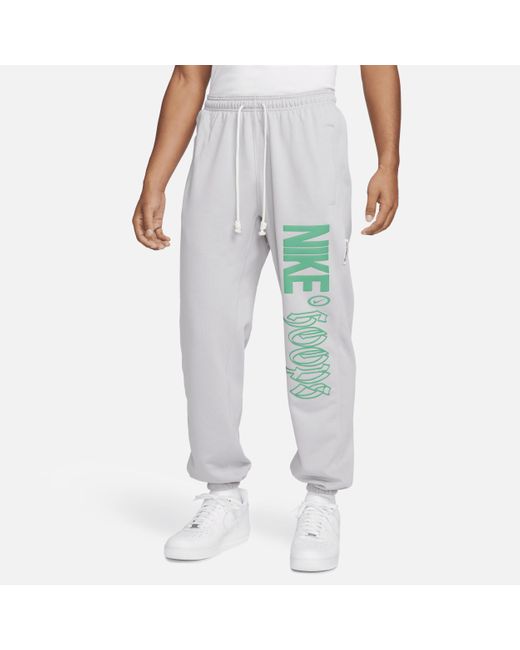 Nike Gray Standard Issue Dri-fit Basketball Pants for men