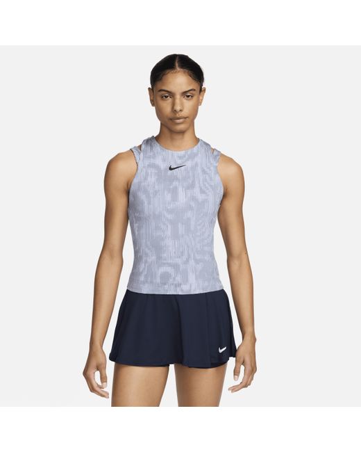 Nike Blue Court Slam Tank Top Polyester