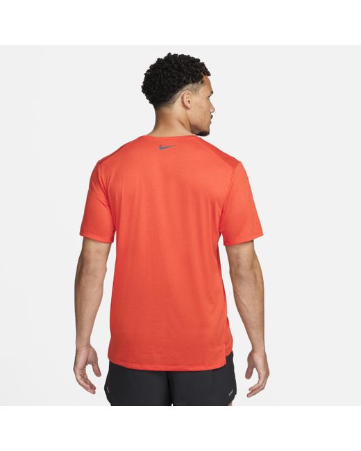 Nike Red Rise 365 Run Energy Short-sleeve Running Top for men