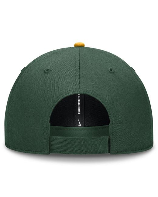 Nike Oakland Athletics Evergreen Club Dri-fit Mlb Adjustable Hat for men