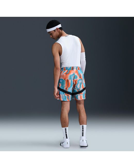 Nike Blue Icon Dri-Fit 6" Basketball Shorts for men