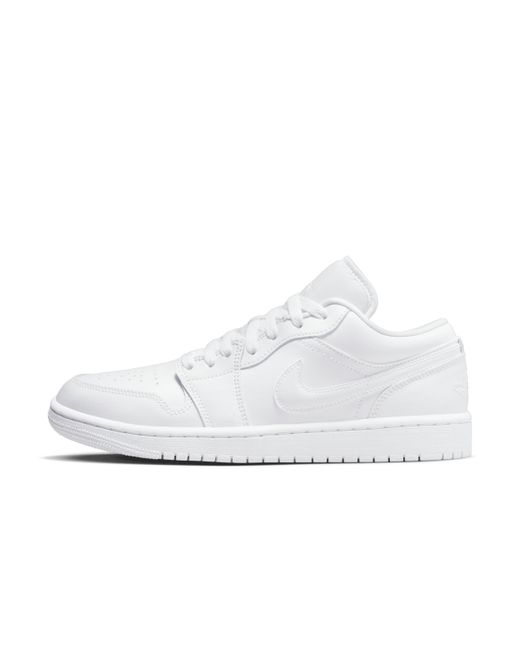 Nike White Air Jordan 1 Low Shoes