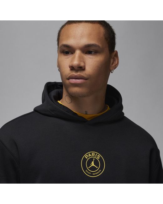 Nike Black Nike Paris Saint-germain Fleece Pullover Hoodie for men