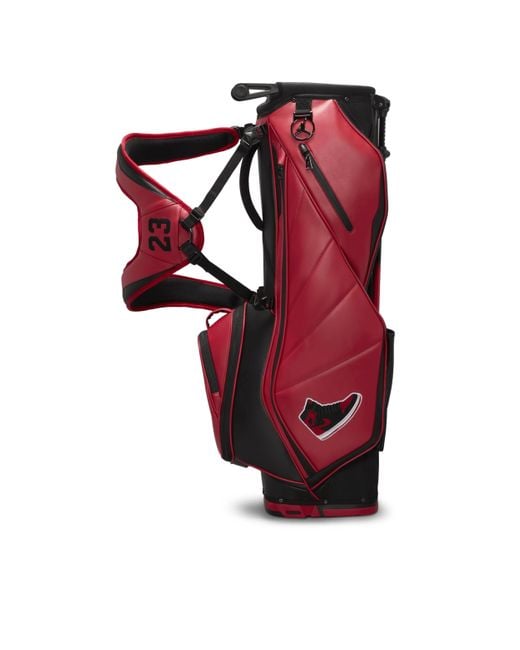 Nike Red Fade Away Luxe 6-Way Golf Bag