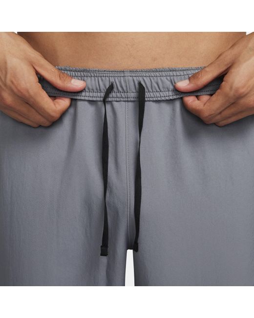 Nike Gray Challenger Dri-Fit Woven Running Pants for men