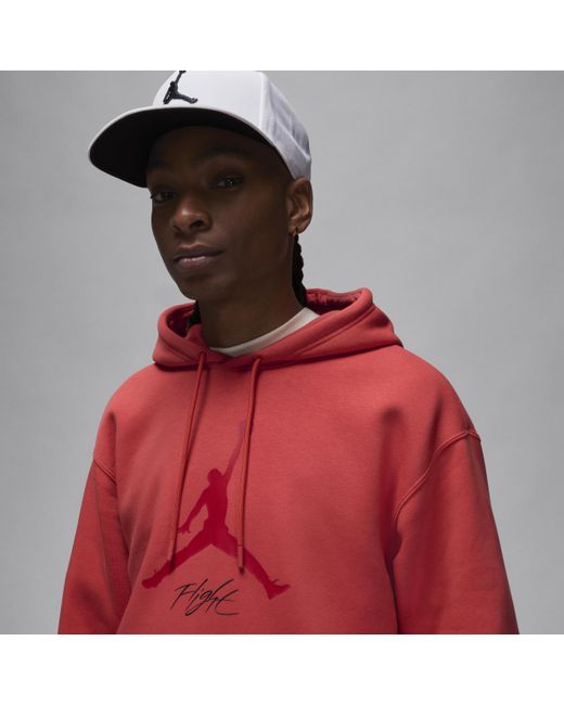 Nike Jordan Essentials Fleecehoodie in het Red voor heren