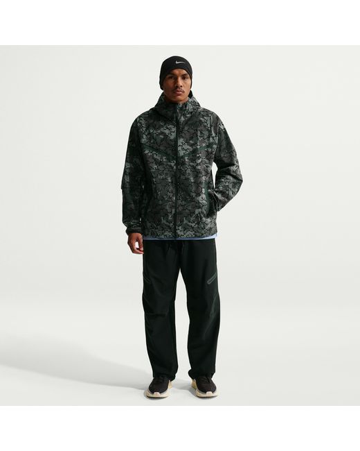 Nike Green Tech Woven Full-Zip Windrunner Jacket for men