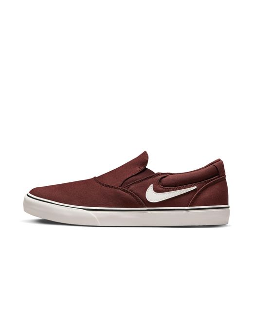 Nike Sb Chron 2 Slip Skate Shoes in Brown for Men | Lyst
