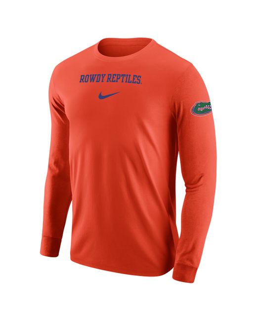 Nike Red Florida College Long-sleeve T-shirt for men