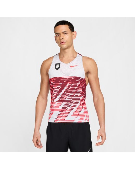 Nike Red Aeroswift Btc Dri-Fit Adv Running Vest for men