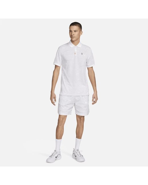 Nike White Court Heritage 6" Dri-fit Tennis Shorts for men