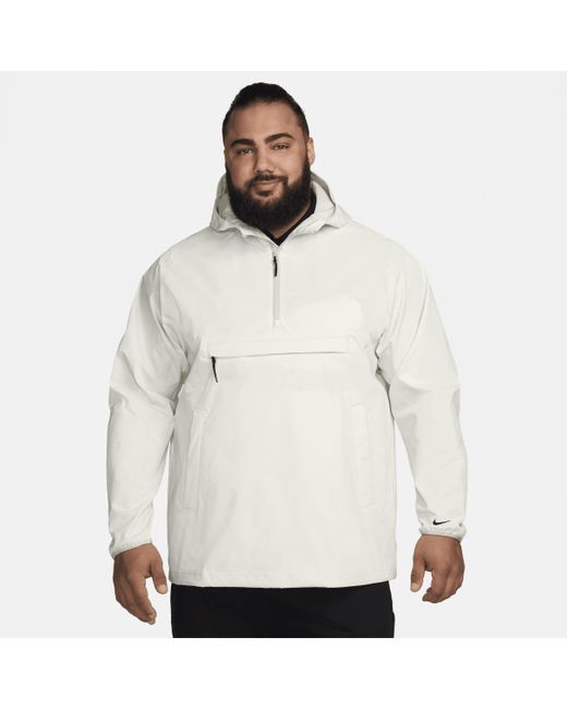 Nike White Unscripted Repel Golf Anorak Jacket for men