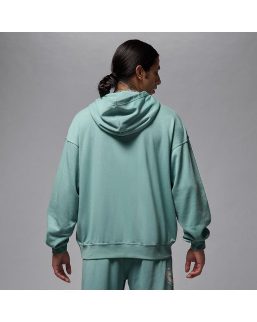 Nike Green Mvp Oversized French Terry Pullover Hoodie for men