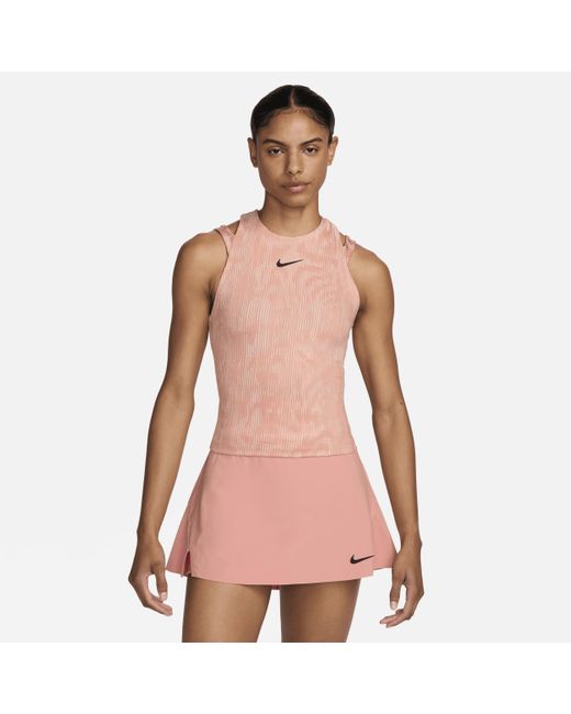 Nike Pink Court Slam Tank Top Polyester
