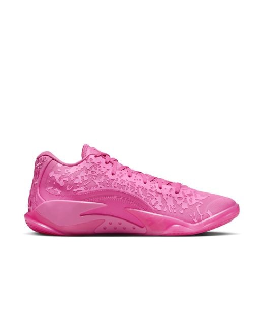 Nike Zion 3 Basketbalschoenen in het Pink voor heren