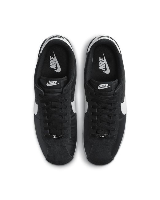 Nike Black Cortez Textile Shoes for men