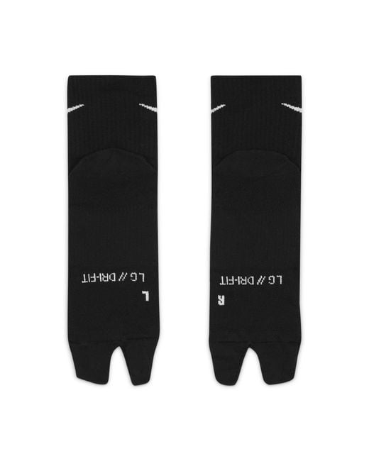 Nike Black Everyday Plus Lightweight Ankle Split-Toe Socks