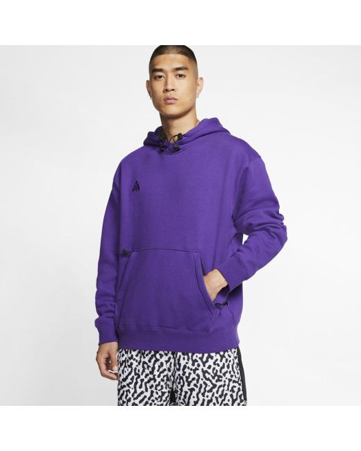 Nike Acg Pullover Hoodie (court Purple) - Clearance Sale for men