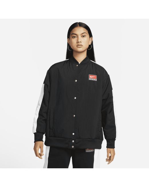 Nike Sportswear Team Jacket In Black, | Lyst