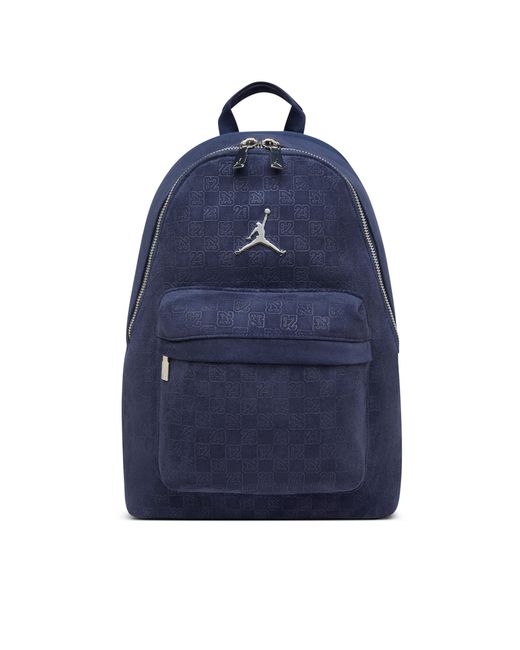 Nike Blue Suede Monogram Backpack (23.5L) for men