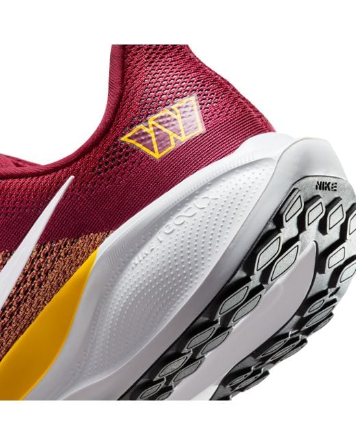Nike Red Washington Commanders Pegasus 41 Nfl Road Running Shoes for men