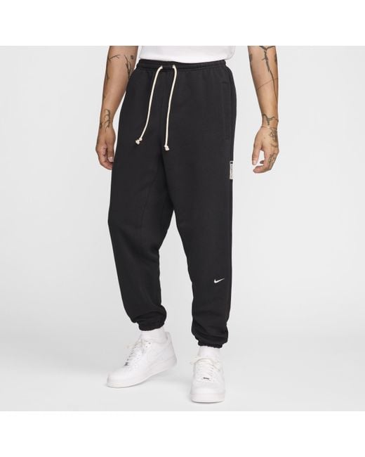 Nike Black Standard Issue 'Dri-Fit Basketball Trousers for men