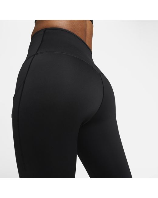 Nike Go Firm-support High-waisted Full-length Leggings With Pockets in Black