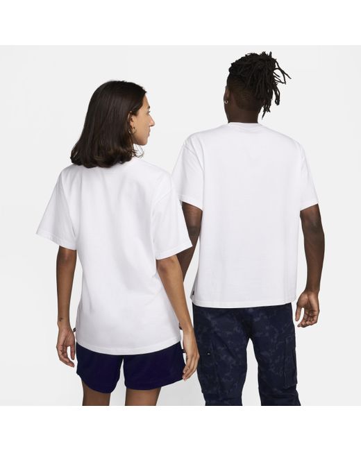 Nike White Sb Skate T-shirt Cotton for men