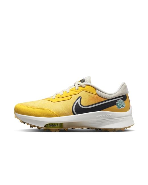 Nike Yellow Air Zoom Infinity Tour Next% Nrg Golf Shoes for men