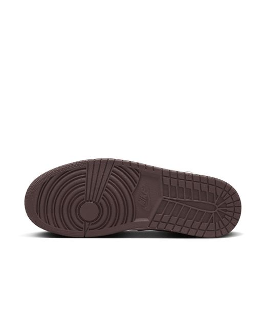 Nike Brown Air Jordan 1 Mid Se Shoes Leather for men