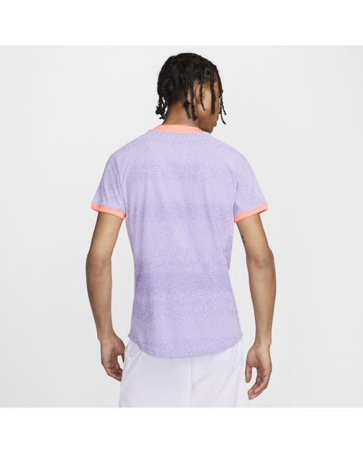 Nike Purple Rafa Dri-fit Adv Short-sleeve Tennis Top for men