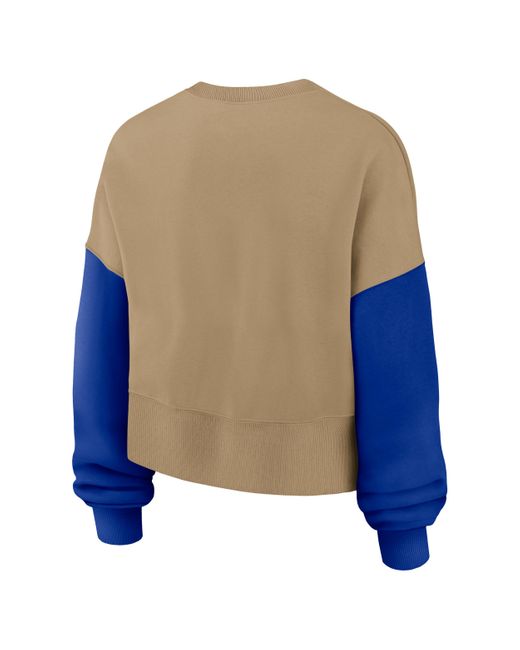 Nike Blue Buffalo Bills Rewind Nfl Pullover Crew