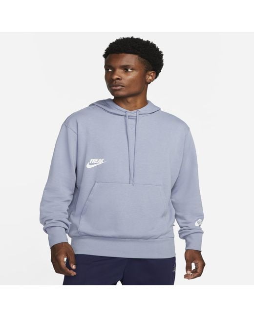 Nike Giannis Sweatshirt Basketball Hoodie Blue for Men | Lyst