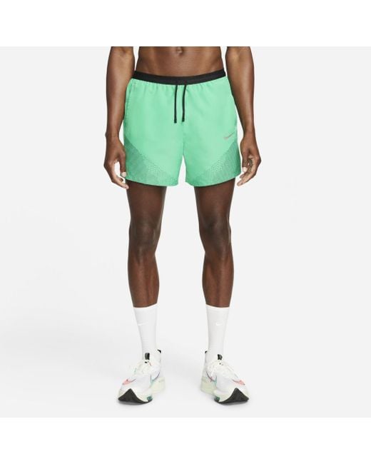 Nike Dri-fit Run Division Flex Stride 5" Brief-lined Running Shorts in  Green for Men | Lyst