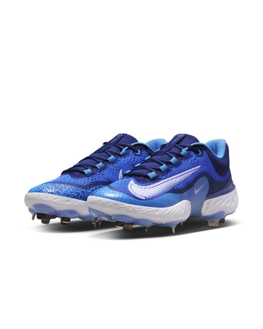 Navy blue nike huarache baseball outlet cleats