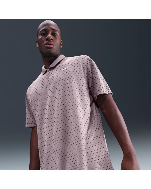 Nike Purple Victory+ Dri-Fit Golf Polo for men