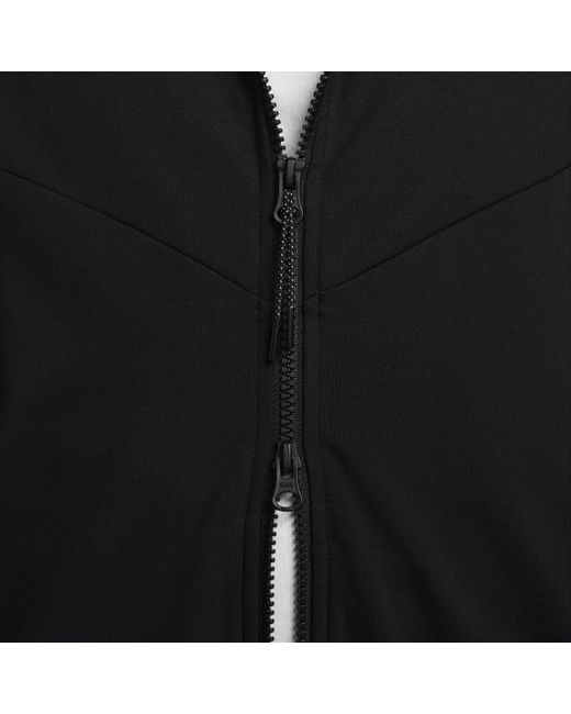 Nike Black Sportswear Tech Fleece Lightweight Full-zip Hoodie Sweatshirt for men