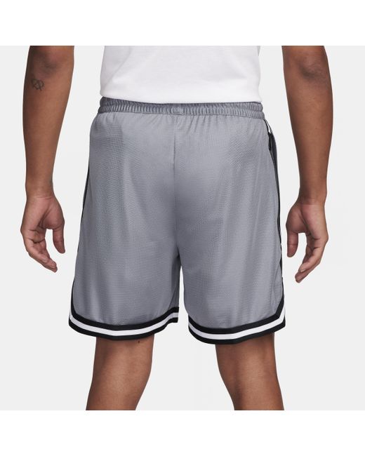 Nike Gray Dna Dri-fit 6" Basketball Shorts for men
