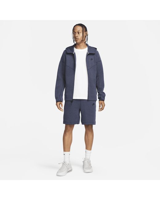 Nike Blue Sportswear Tech Fleece Windrunner Full-zip Hoodie 50% Sustainable Blends for men