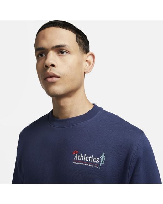 sportswear club crew neck fleece sweatshirt