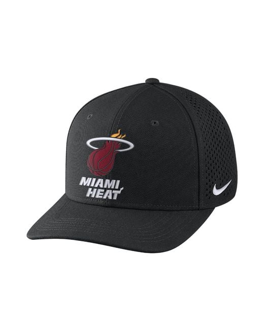 Nike Miami Heat Aerobill Classic99 Adjustable Nba Hat (black) - Clearance Sale for men