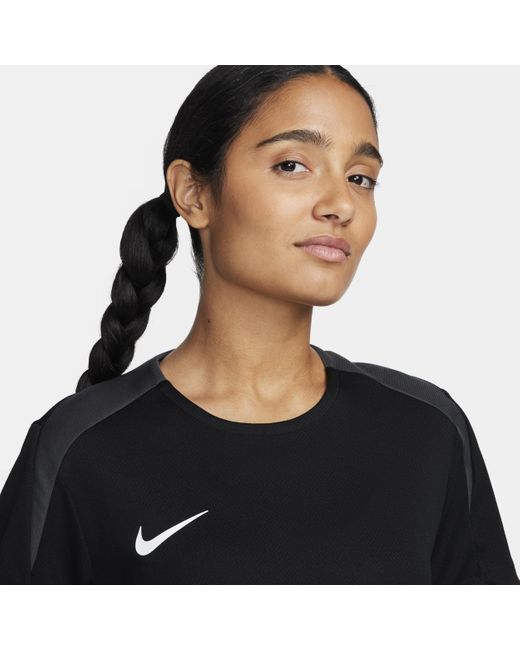 Nike Black Strike Dri-fit Short-sleeve Soccer Top