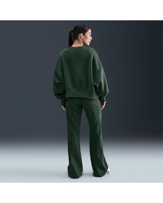 nike heritage fleece oversized crew sweatshirt