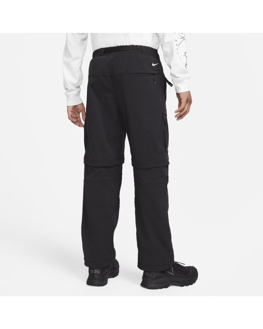 Nike Black Acg 'smith Summit' Cargo Trousers 75% Recycled Nylon Minimum for men