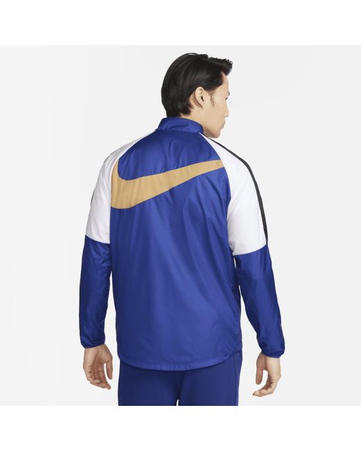 Nike Chelsea Fc Repel Academy Awf Soccer Jacket in Blue for Men | Lyst
